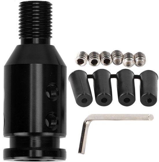 Auto Pookknop Adapter 12x1.25 - Universeel Design - Zwart