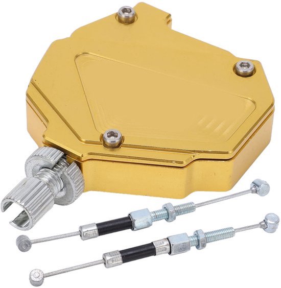 Motor Stunt Koppeling Eenvoudige Trek Kabel Lijn Goud Universele Motor Stunt Koppeling Hefboom Eenvoudig Trek Kabel Systeem Aluminium Legering Motor Accessoires