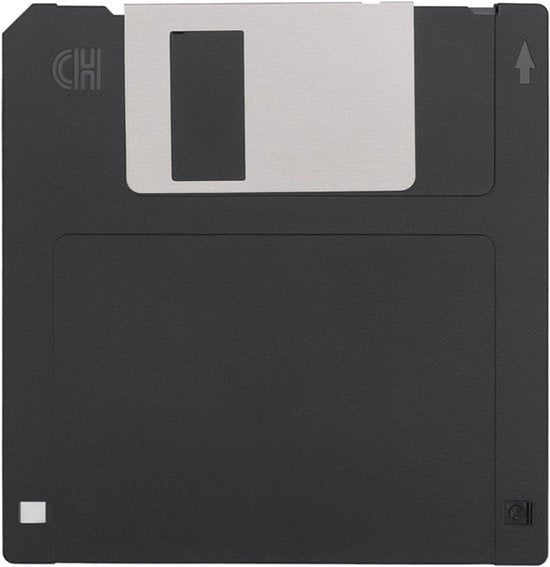 Diskreiniger - Floppy Diskreiniger - Draagbaar - Zwart - PC Amiga Atari ST Archimedes - Formaat 8,9 cm (3,5 inch) - 1,44 MB - Geschikt voor Floppydisks