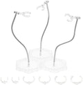 3 transparante actiefiguren, standfunctie, houder met 12 verstelbare tailleklemmen, compatibel met HG RG BB Toy Doll Stop-Motion