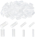 Pastic Aglets 4 Stuks - Vervangtips Voor Schoenveters - Doorzichtig, Diverse Maten