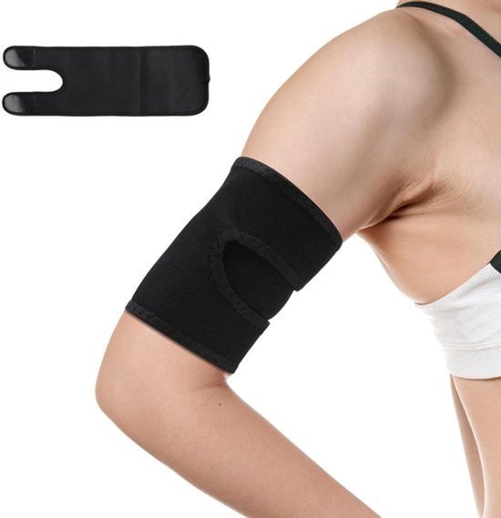 Verstelbare compressie sleeve voor bovenarm - ondersteuning bij biceps tendinitis - ademend en comfortabel - herstel na operatie - unisex