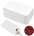 Zelfklevende papieren hoesjes voor zaden - Mini-envelopjes - 100 stuks - Wit - Opbergzakjes - Geschikt voor zaden - 6 x 10 cm 100 zelfklevende papieren hoesjes en mini-envelopjes, voor zaden (6 x 10 cm) (wit)