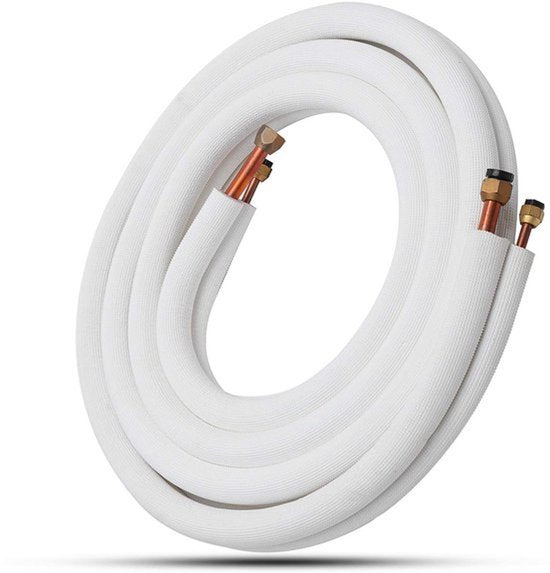 Geïsoleerde koperen buisverdeler 5/8'' 3/8'' airconditioning buisaccessoires paar coiltube, 1 maand, 1