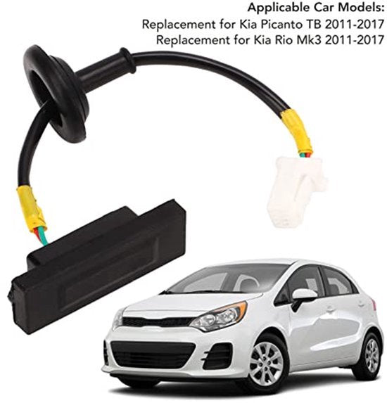 Knop voor het ontgrendelen van de achterklep voor Kia Picanto TB 2011-2017, schakelaar voor het ontgrendelen van de kofferbak, achterklep, 81260-1W220