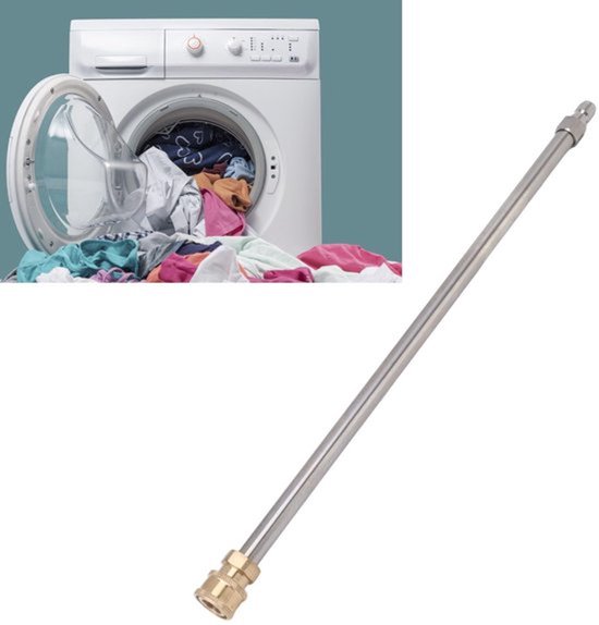 Verlengstang van 40,5 cm voor hogedrukreiniger met 1/4 inch aansluiting, geschikt voor eenvoudig bereik en uitbreiding van uw hogedrukwasmachine