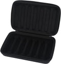 Opbergtas voor 7 mondharmonica's van PU-leer met rits - Draagbare harmonica-etui met ritssluiting.
