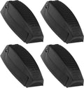 Allecto- Deur Catch - Trailer Opslag - 4 STKS - RV Camper - Zwart Bagage Deurhouder Compartiment Clips Trailer Opslag Klink Haak Houders voor RV Camper Trailer ABS Deur Hardware Zwart.