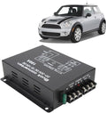 Auto Power Inverter, Black Car Power Converter 100A Hoge Sterkte Overtemperatuur Bescherming DC 24V Naar 12V Converter voor Auto-koelkasten