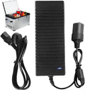 Spanningsomvormer 230V naar 12V: Auto-stroomadapter 12V 230V Spanningsomvormer 10A, Koelboxadapter, Sigarettenaanstekeraansluiting voor autokoelkasten, Autostofzuiger