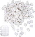 - Kast Scharnier Plastic Inzet - Schroef Pluggen - Wit - Vervanging - Uitbreiding - Moeren - Deur Tafel Kast - Meubels - Installatie - Geschikt voor Alle Kasten - Wit Klein 100 Stuks 0,33 x 0,39 Inch