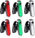 6 stuks navigatielichten voor boot, navigatielampen, boot, led-navigatielampen, 4 soorten modus, knipperlicht, pop, boot, led-verlichting voor boot, jacht, kajak