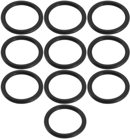 Zwembadfilterpomp slang rubber O-ring afdichtingspakking - 10 stuks - Buitendiameter 32mm Dikte 3,5mm - Compatibel met Bestway slangverbinding.