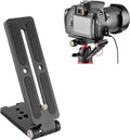 L-vormige Camera L Bracket voor Snelle Loslating en Tripod | Verticale Horizontale Schakelaar - Opvouwbaar | DSLR Fotografie Accessoire