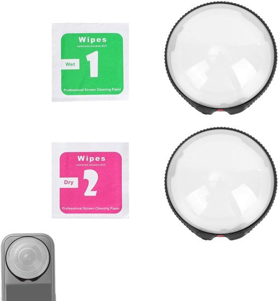 stuks premium lensbeschermers voor Insta360 x5, afneembare beschermkap van gehard glas met hoge transparantie voor Insta360 x5 accessoires