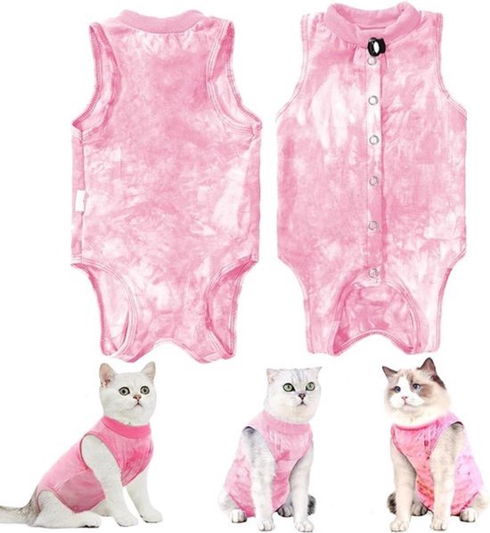 Herstelpak voor vrouwelijke katten na operatie - Kittens - Sterilisatie - Kleding voor kat - 3-5 kg