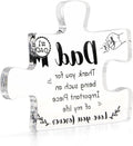 Gegraveerde acryl blok puzzel - Origineel cadeau voor vader - Verjaardagscadeau papa - Vaderdag geschenk