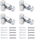 16 Stuks Spacers Montage Hardware Reclame Glas Acryl Spacer, RVS Spacers, 16X25mm, met Schroef Bevestigingsaccessoires