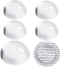 papiergewicht - Crystal Dome - 3,81 cm - glazen blok - vergrootglas - kantooraccessoires - lezen - thuis - cadeau - tafelblad - bureau