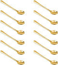 12 Stuks Mini Stainless Steel Lepels - 7,4 x 1,6 cm - Handige Specerijlepels voor Suiker