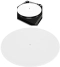 Acryl draaitafelmat, vervangende acrylplaat schotel slipmat voor 12 inch draaitafelmat, antistatische slipmat, universele draaitafel slipmat (WIT)