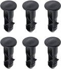 3 paar Wheelie Bin Deksel Scharnier Pins 65x18mm Zwart Kunststof Geschikt voor 240 Liter Outdoor Wheelie Prullenbakken