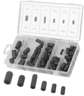 Rubberen vacuümdoppenplugset, 80 stuks diverse vacuümdoppen slangeinddoppenset voor carburateur, spruitstuk, auto, 3/16'' 5/16'' 7/32'' 1/4'' 5/32'' 3/8'