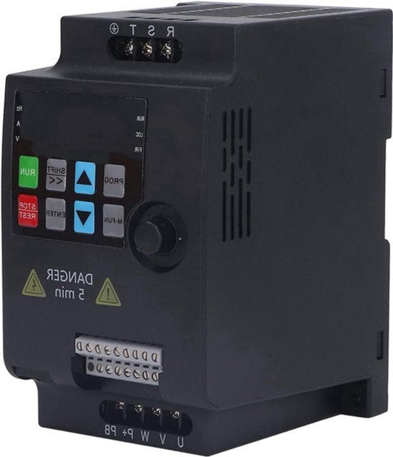 3-fase Frequentieregelaar 15 KW VFD AC380V Ingang AC0-380V Uitgang Voor Onderhoud Energiecentrale, Rail Gemonteerde Omvormer