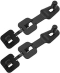 2 stuks interieurmattenclips en vloermattenbeugels vervangend onderdeel 75921-76G10 75921-76G01-000 compatibel met Suzuki Zwart