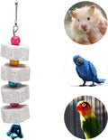 - Vogelkauwspeelgoed - Snavelslijpsteen - Geschikt voor papegaaien - Calciumsteen - Chinchillatanden - Lavablok - Puimsteen - Speelgoed - Minerale steen met bel voor hamsters.