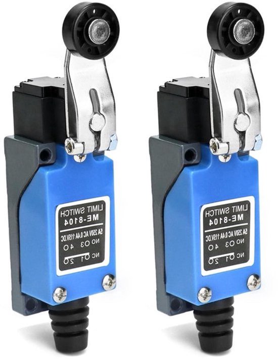 Eindschakelaar rolhendel ME-8104 10A 250VAC - 2 stuks - Schakelaar - Microschakelaar