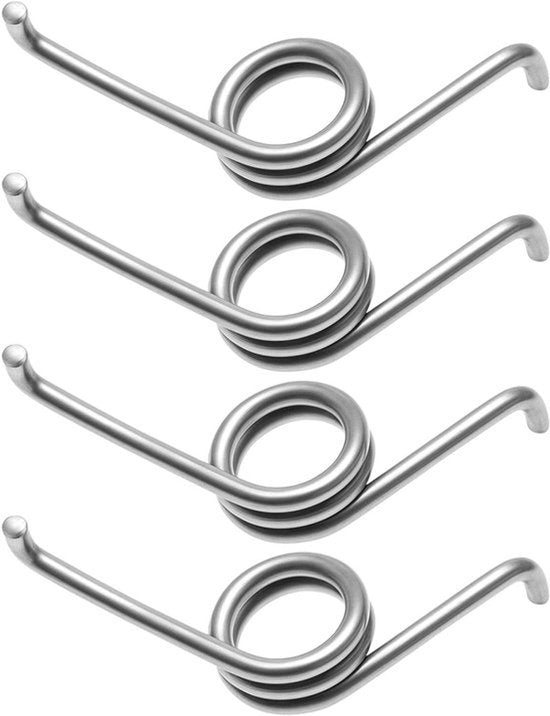 Vismolen onderdelen - Vissen - Langdurig - Reparatie onderdelen - Compatibel met Daiwa - Lente reel - Lente - Zwart - 4 stuks - Accessoires