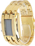 Modieus LED-horloge voor Heren met Binaire Tijdmodus Horlogepolshorloge met Digitaal LED-display (goud)