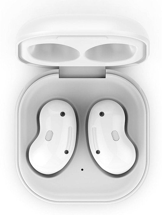 voor Galaxy Buds Live Case Vervanging, Galaxy Buds Live Oplaadcase Vervanging, met 1 meter Oplaadkabel (Wit)