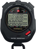 Professionele timer stopwatch, digitale sport stopwatch met afteltimer, 100 rondetijden geheugen，Vaderdagcadeaus, 0,001 seconde tijdregistratie, waterdicht, multifunctionele stopwatch, geschikt voor zwemmen, hardlopen, training, etc.Cadeau voor vader