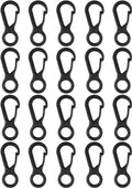 20 STKS Mini Paracord S Sleutelhanger Karabijnhaak Clip Snap Lente Rugzak Sluitingen Lock Haak voor Outdoor EDC Camping Tactische Survival Gear Reizen Wandelen