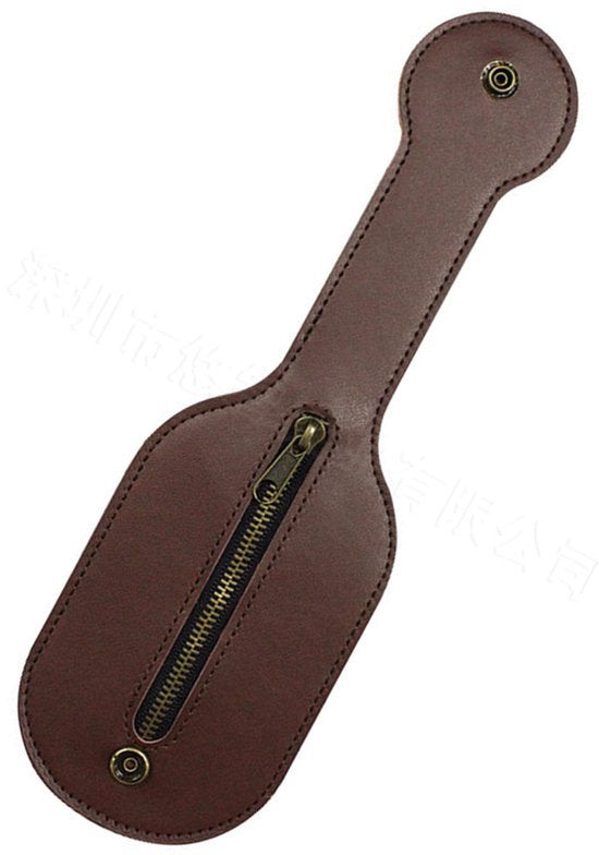 EDC Lederen Riem Portemonnee, Boston Coin Lederen Zak, Multi-Tool Zelfverdediging EDC, voor Buitenactiviteiten, Camping, Exploratie, Vissen, Fietsen, Bruin, L, geen