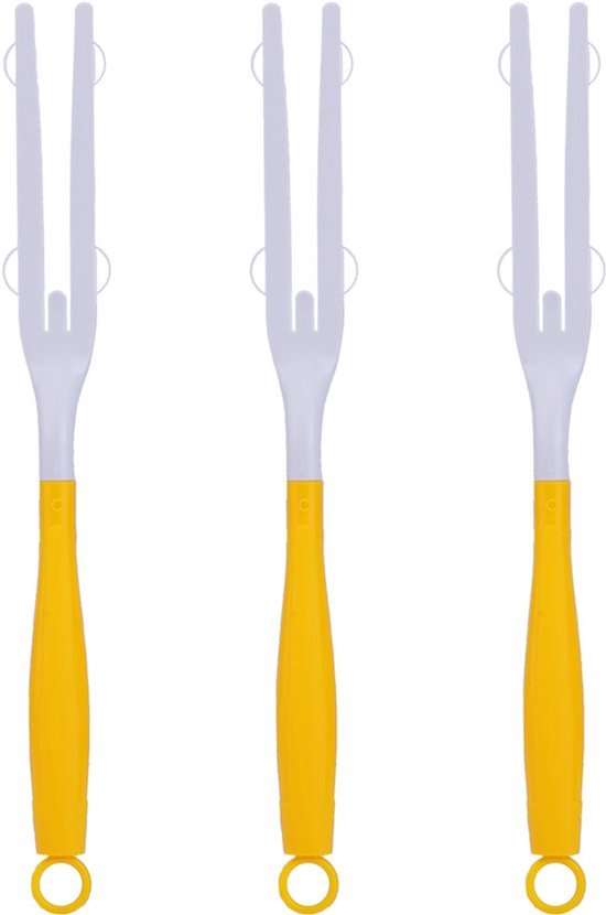 stuks verduisterende handgreep, afneembare stofdoek navullingen, handgreep vervangende kunststof verlengde dweilverlengstukken, staafhandgreep voor eenvoudig schoonmaken (geel)